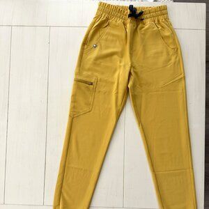 Figs - Light Gold Zamora - High Waisted Zamora Scrub Pants 1.0 - XXS